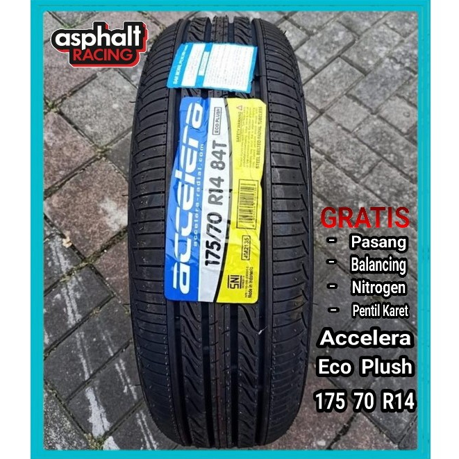 Ban Mobil Tubles Murah Ukuran 175 70 R14 Merek Accelera Eco Plush II Ban Mobil Ukuran 175/70 R14
