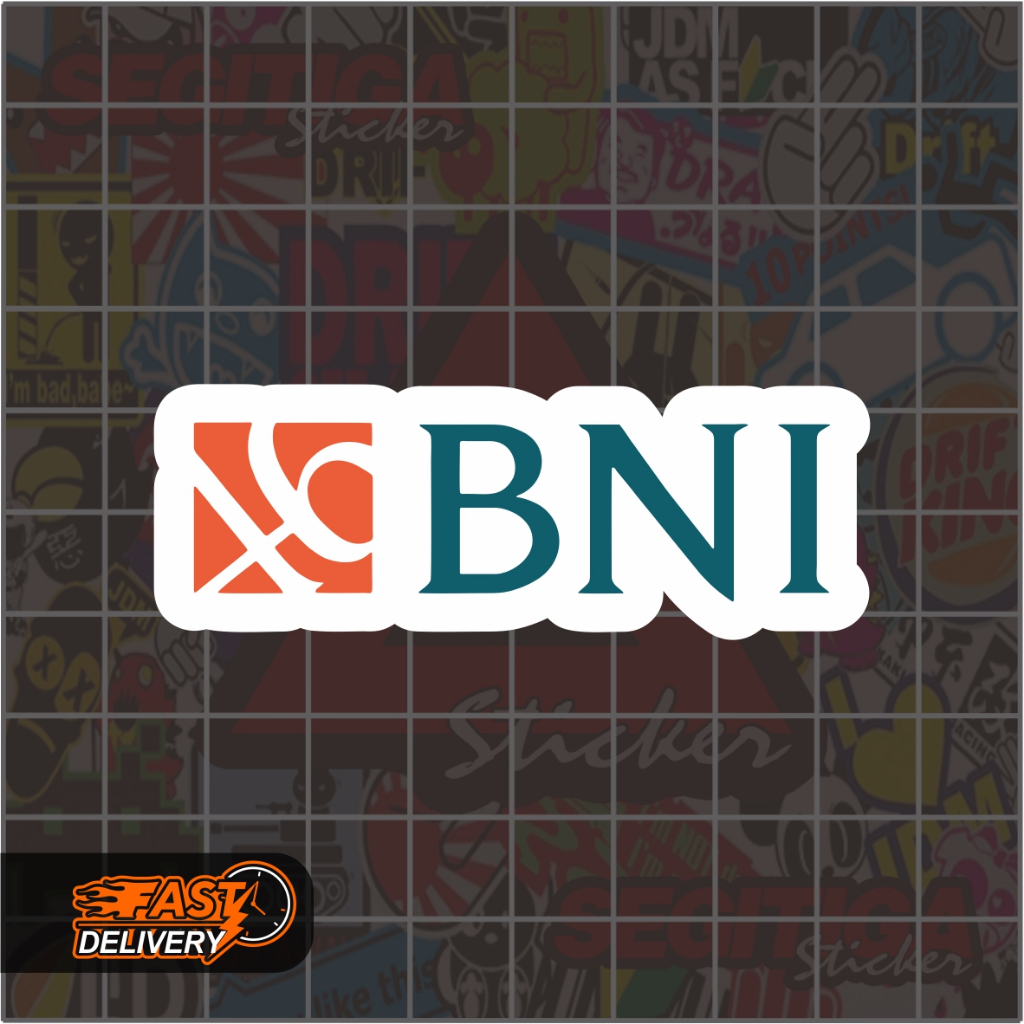 

Sticker Bank di Indonesia Bni Ukuran 7 x 2.5 Cm