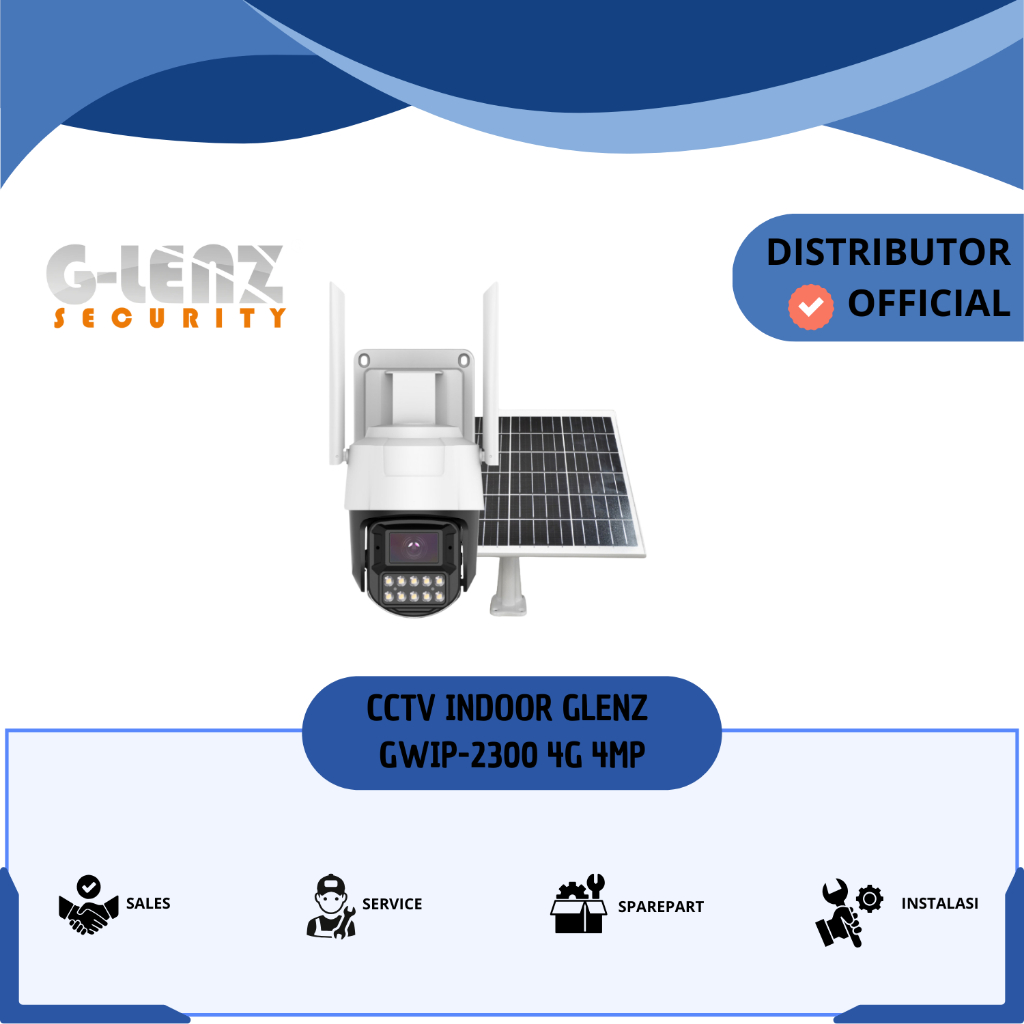 GLENZ CCTV Outdoor Sim Card 4G GWIP 2300 2K 4MP