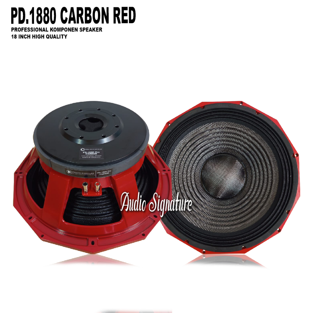Komponen Speaker 18 Inch PD 1880 | PD.1880 | PD1880 II MERAH Max 2000 Watt