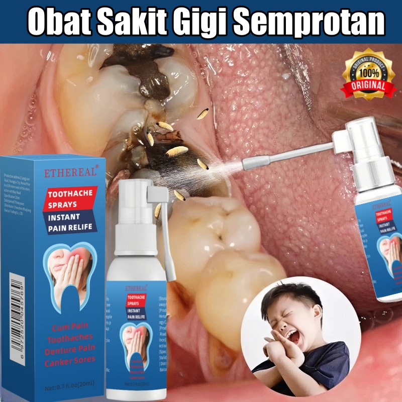 【Pengiriman Cepat】Obat Sakit Gigi 20ml Original Semprotan Obat Gigi Berlubang Cepat Redakan Sakit Gi