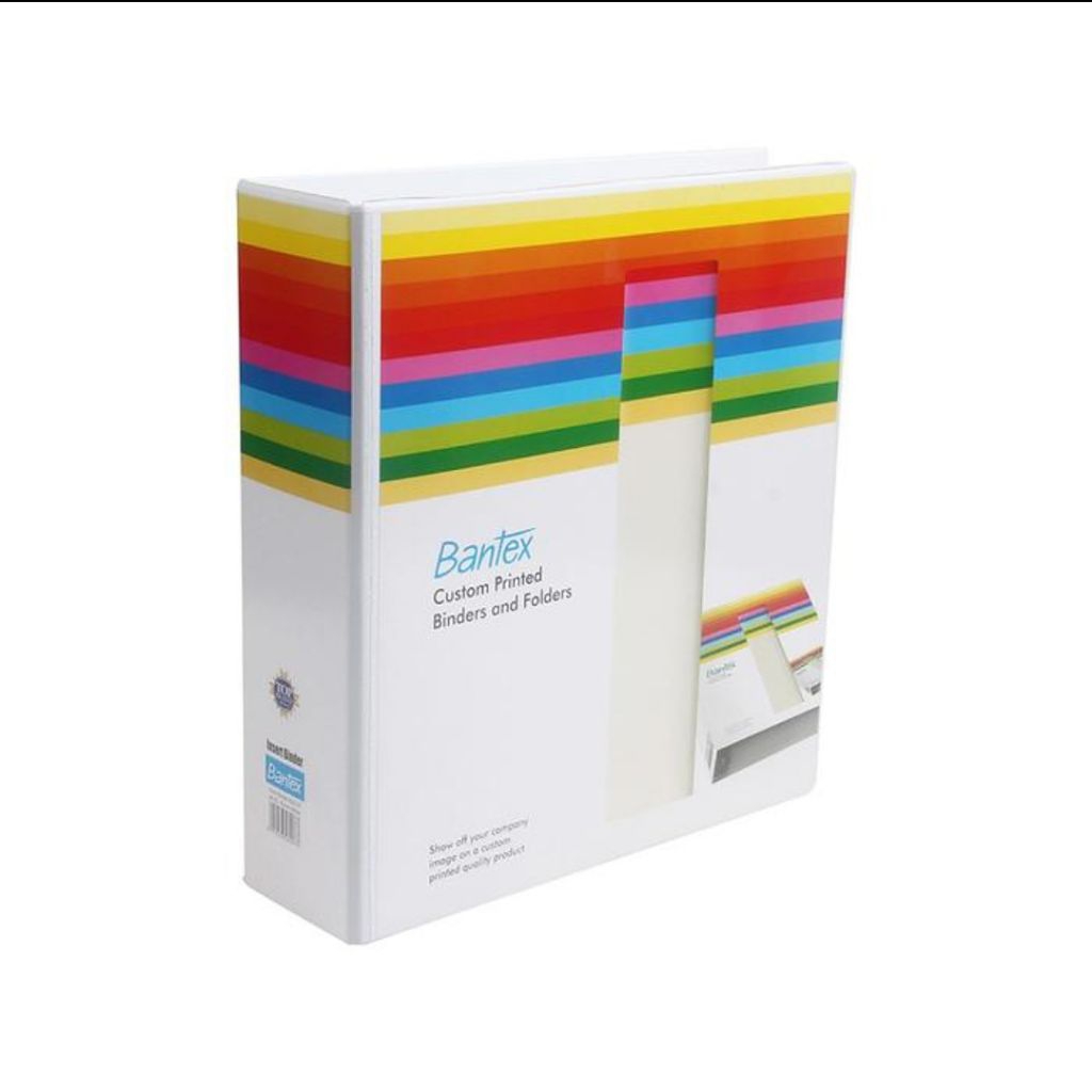 

Insert Ring Binder 2 Ring 65 mm A4 white 8562 07 Bantex