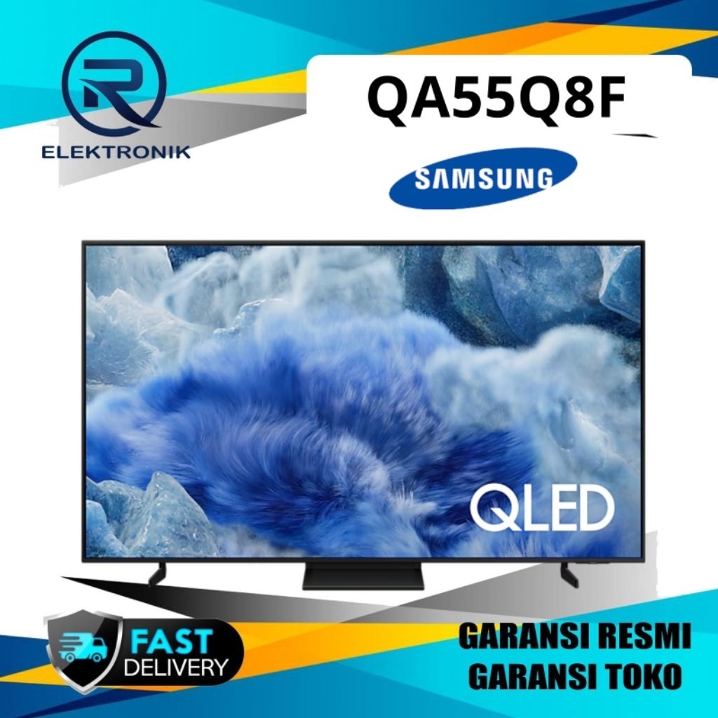 SAMSUNG QA55Q8F AI SMART TV 55 INCH QLED 4K UHD QA55Q8F