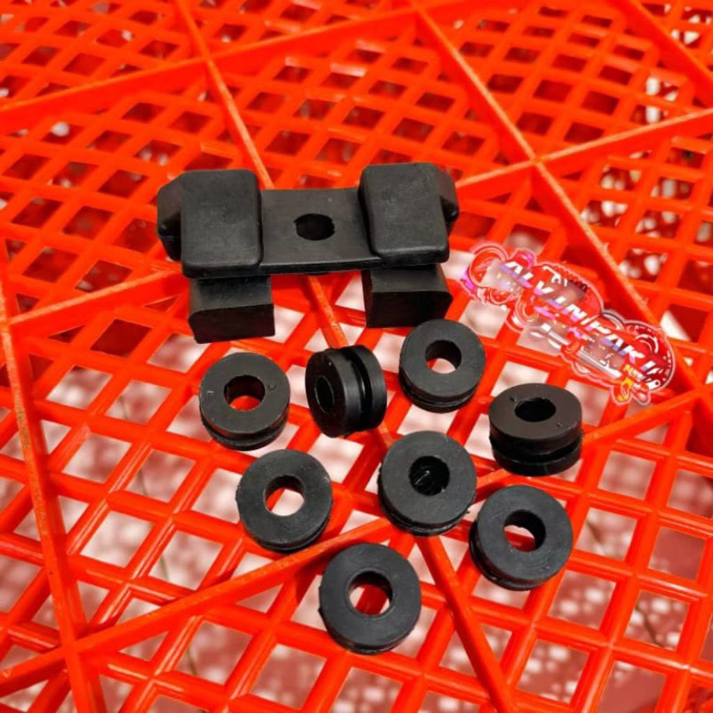 KARET TANGKI GL100 SET BEGEL ENGSEL JOK GL 100 KARET GANJEL TANGKI BELAKANG GL100 GL125.