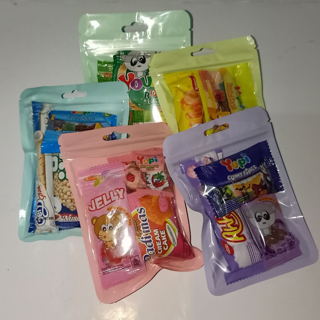 

SNACK MINI GIFT sesuai tema warna untuk hampers freebies murah (dengan minimal pembelian 3pcs)