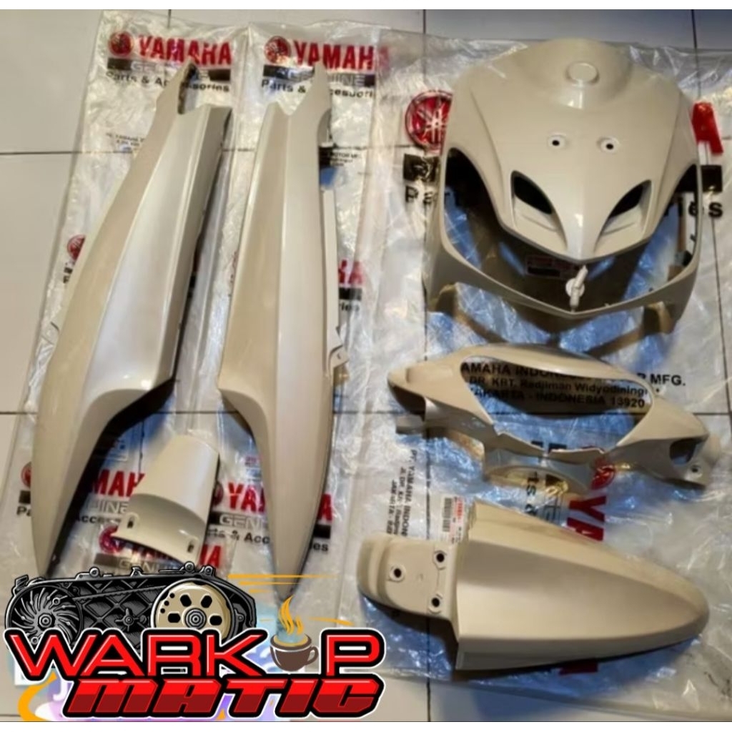 cover body Mio smile putih original bodi Mio smile putih original body Alus fullset smile original y