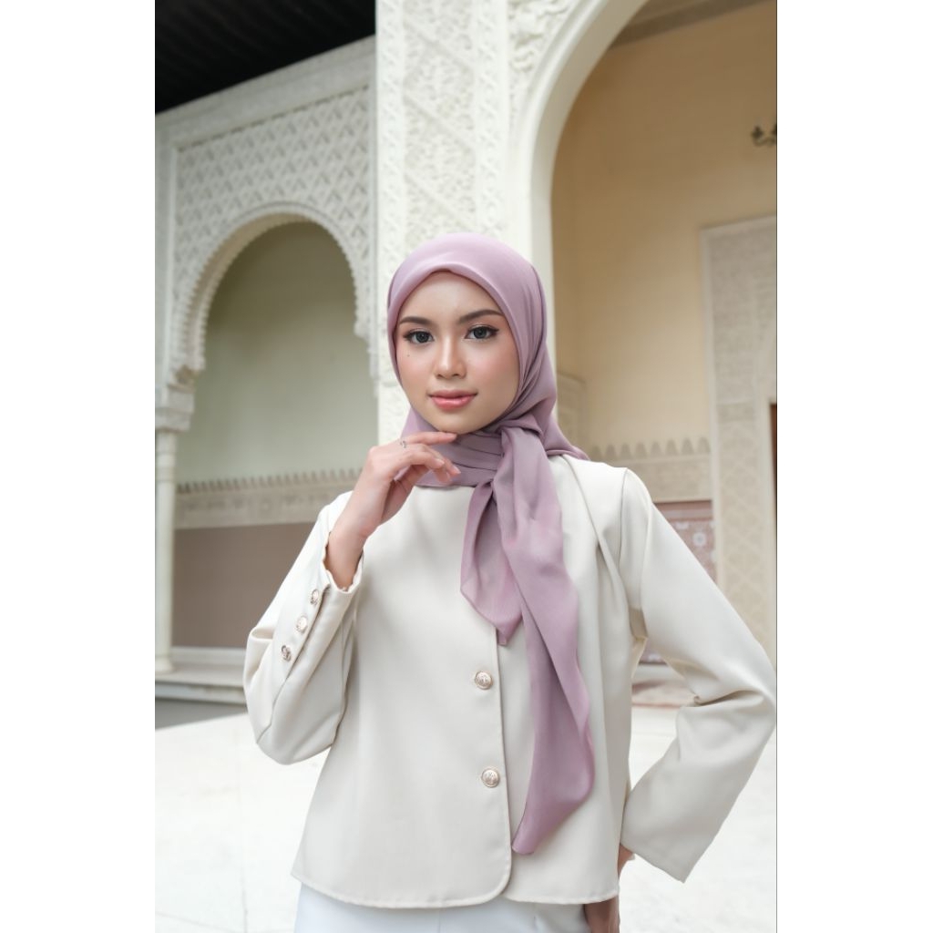 Hijab Segiempat Voila Paris by Yayu Scarf