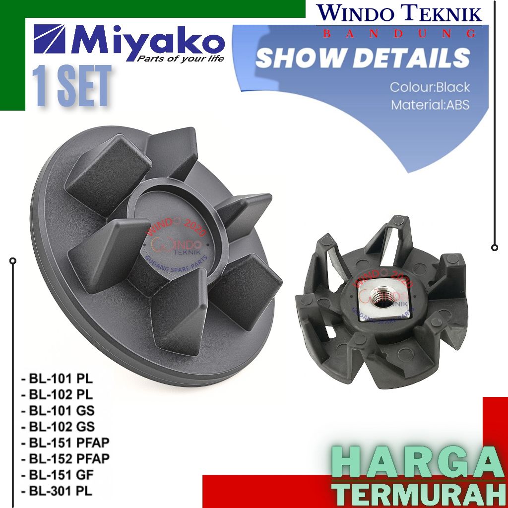 PAKET KONEKTOR 1 SET MIYAKO BARU ATAS DAN BAWAH | COPEL / KOPEL MIYAKO BL-101 PL / BL-102 PL / BL-10
