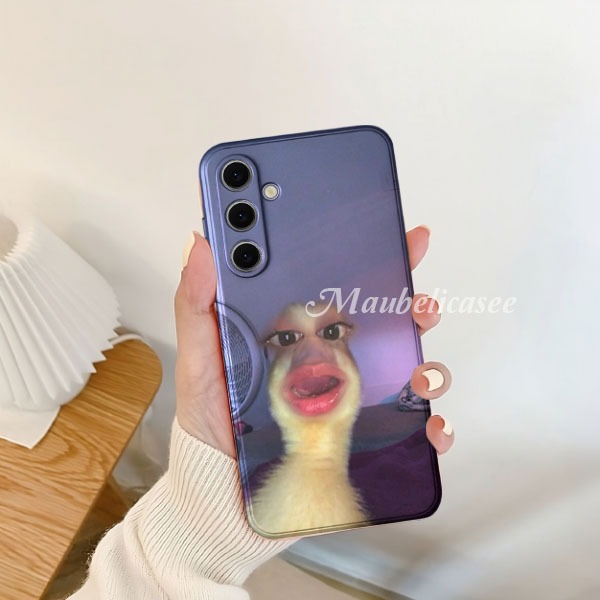 MBC_20 Softcase Samsung S24 FE | Case Silikon DUCK/Transparan/pro camera / silikon/tpu/Motif Lucu ug