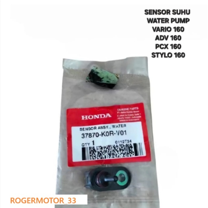 SENSOR SUHU WATER PUMP POMPA RADIATOR PCX ADV VARIO STYLO 160 ORIGINAL 37870 - K0R -V01