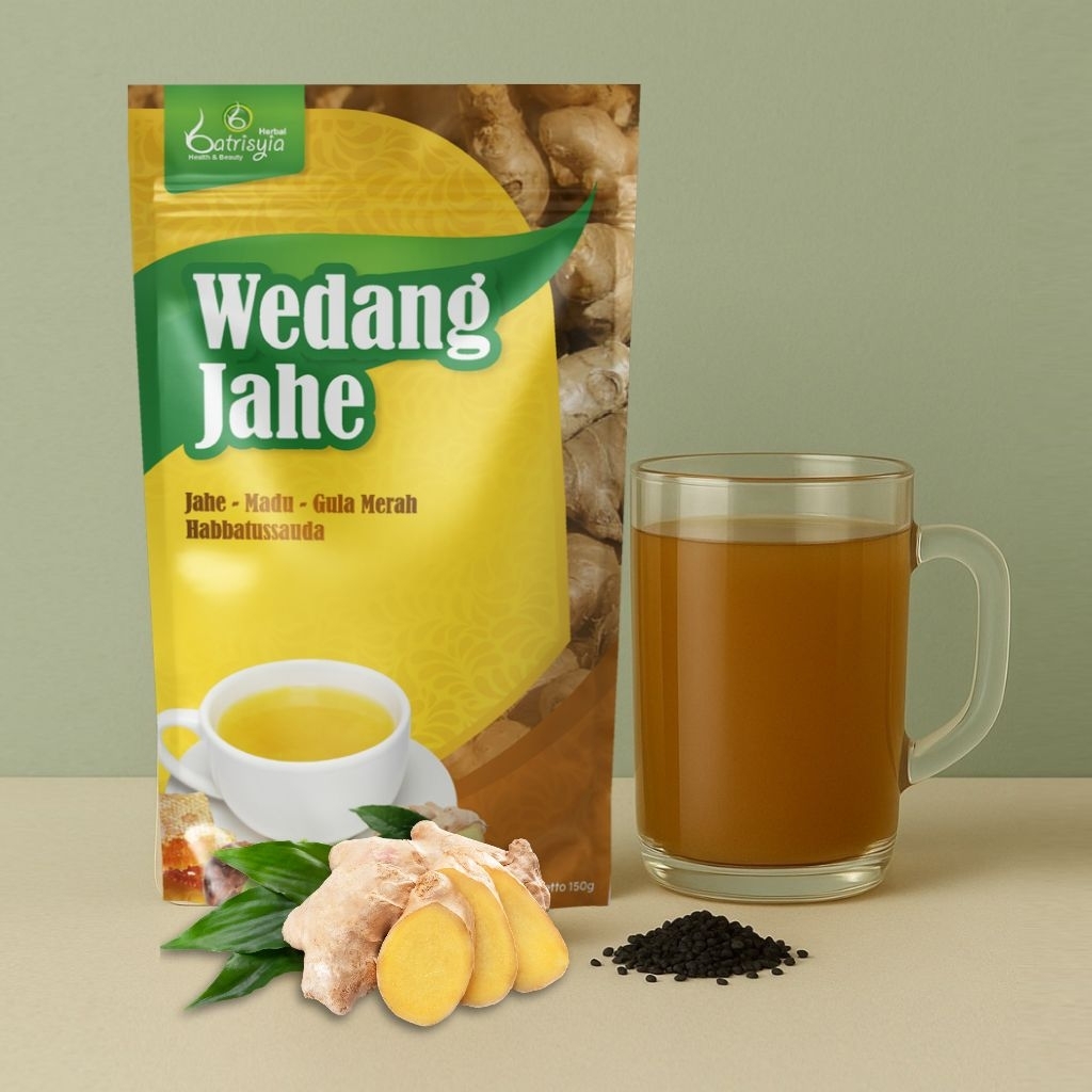 

Batrisyia Wedang Jahe 150g | Minuman Serbuk Jahe Herbal Siap Seduh