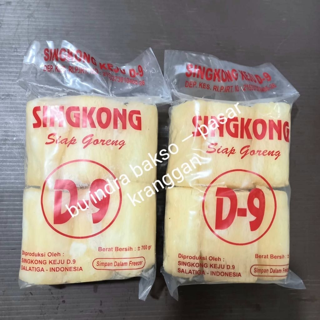 

singkong keju frozen d9 salatiga beku siap goreng d-9
