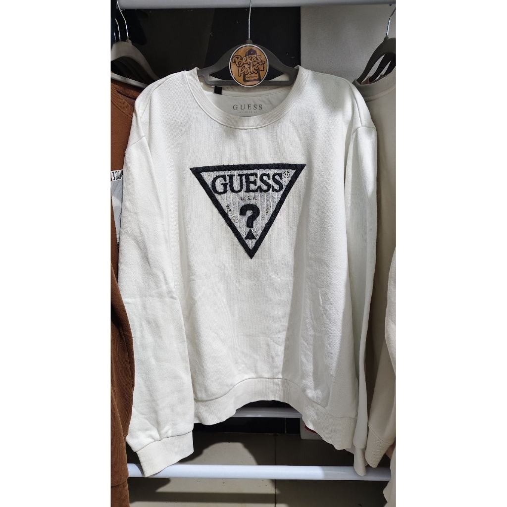 Sweatshirt  / crewneck Putih Guess