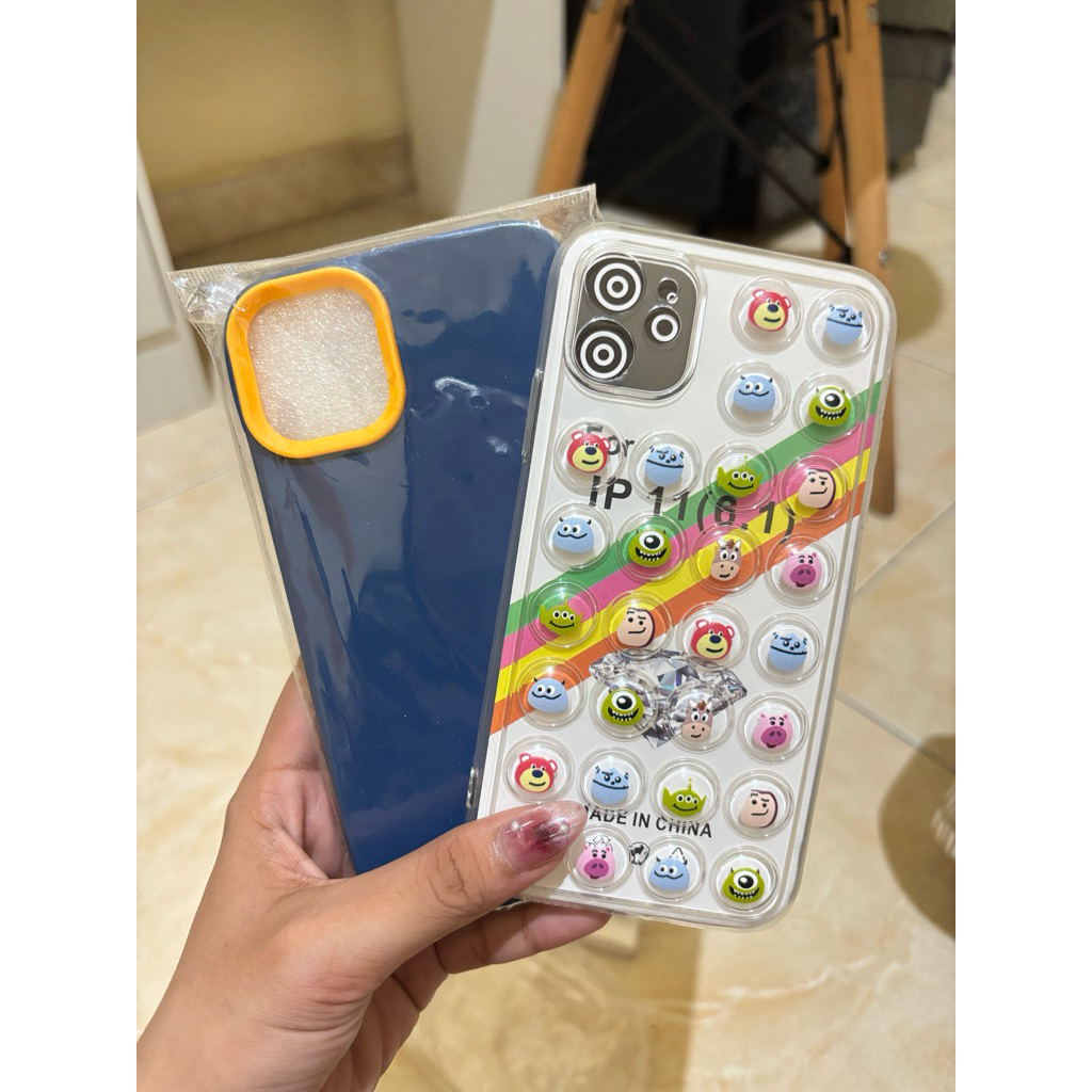 HARGA PROMO CASE IPHONE 11 BUMPER NAVY POP CASE MONSTER