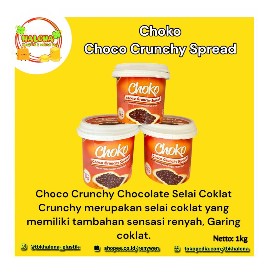 

Glaze Chocolate Choko Cruncky 1kg