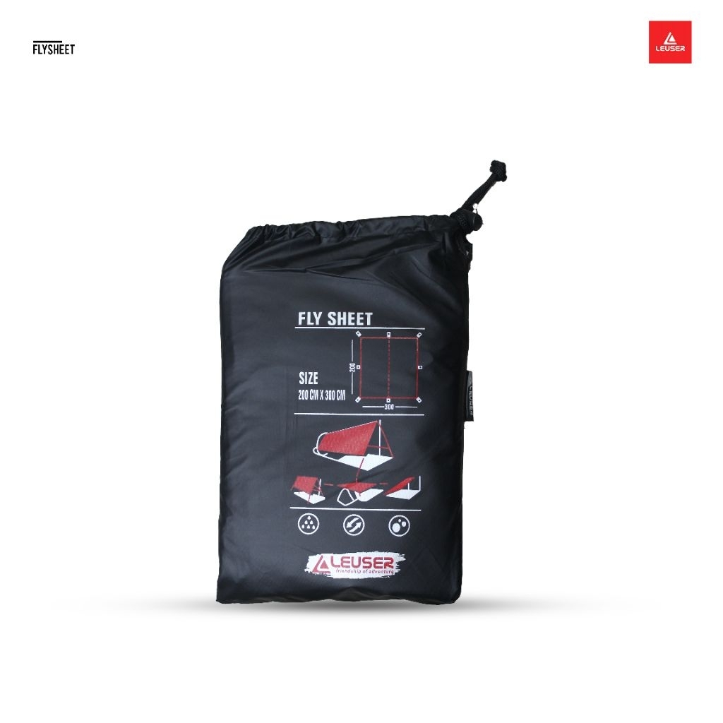 AKSESORIS/FLYSHEET TENDA/FLYSHEET OUTDOOR 2x3 LEUSER