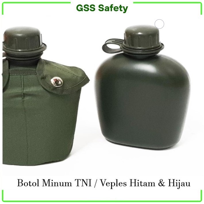 Veples TNI -  Botol Minum Army Camping Veples Tentara