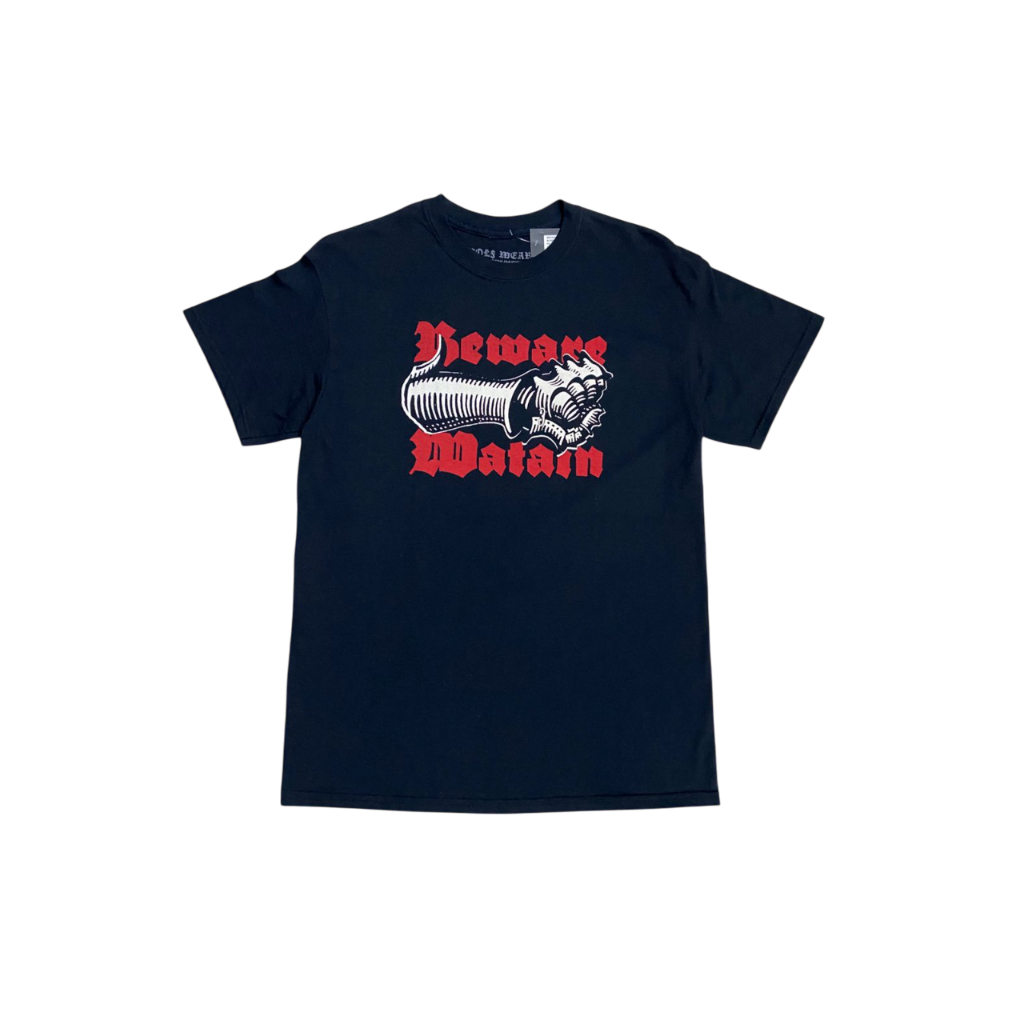 Kaos Band Watain Fist Rare Alternate Logo Bloodstock Tshirt Black