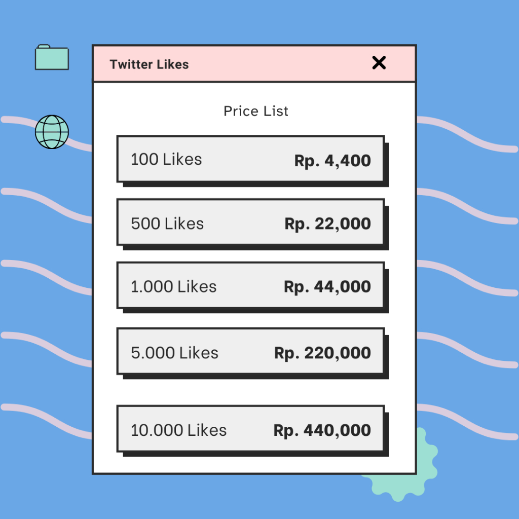 Twitter Likes | Tambah Like di Postingan X (Twitter) | Real & Natural | Aman | Meningkatkan Engageme