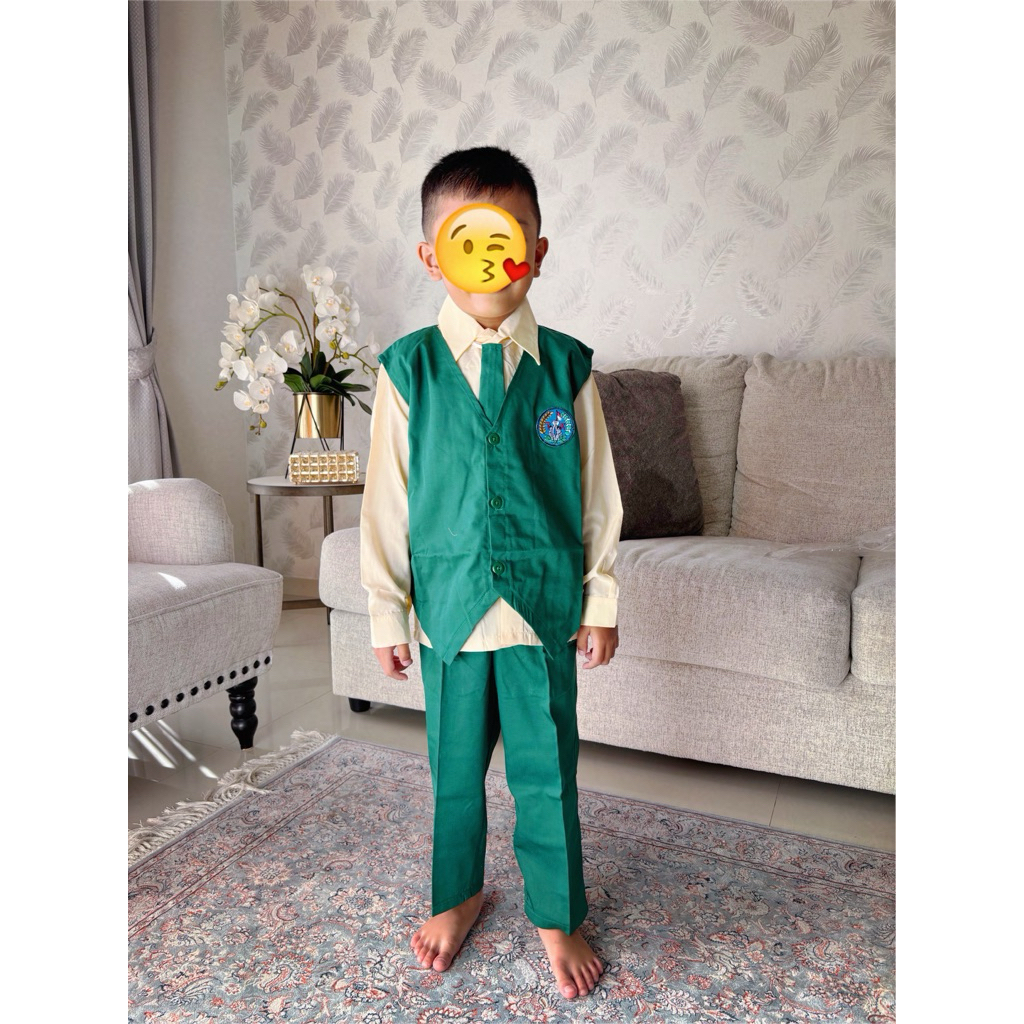 Baju tk nasional hijau muhammadiyah