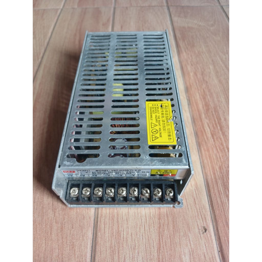 SMPS Jaring 5V / 40A ( VAT ) Second Normal