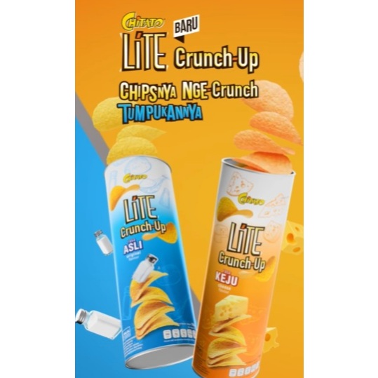 

Chitato Lite Crunch Up Rasa Original / Keju 110gram