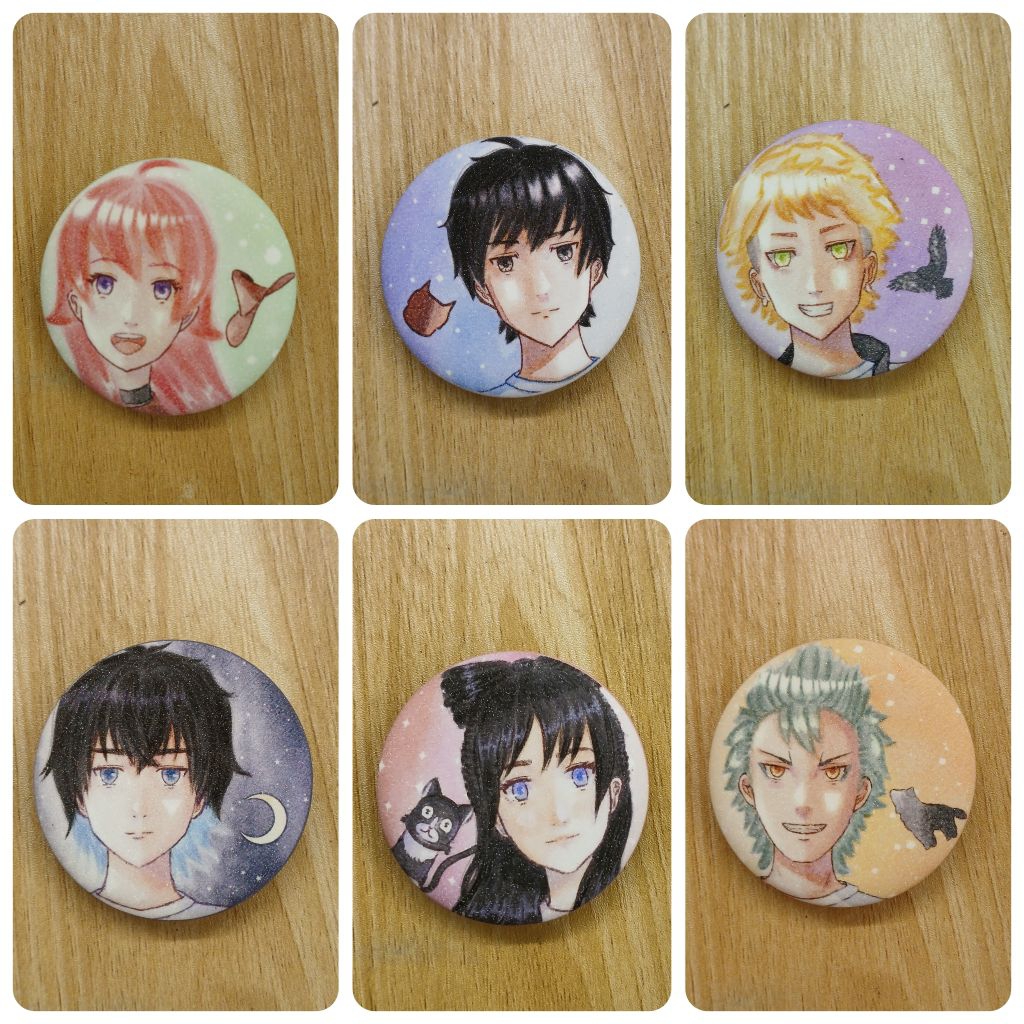 FANMERCH WITCH WATCH Pin 44 mm