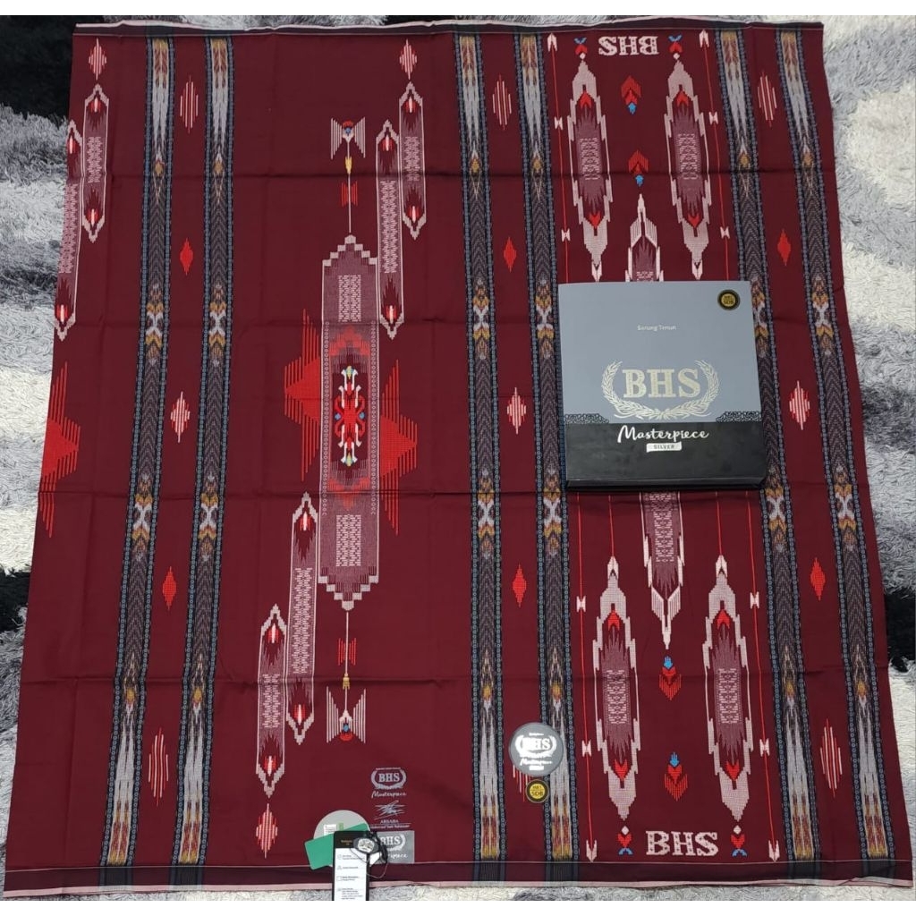 Sarung BHS Masterpiece MS Motif SDB Silver 02