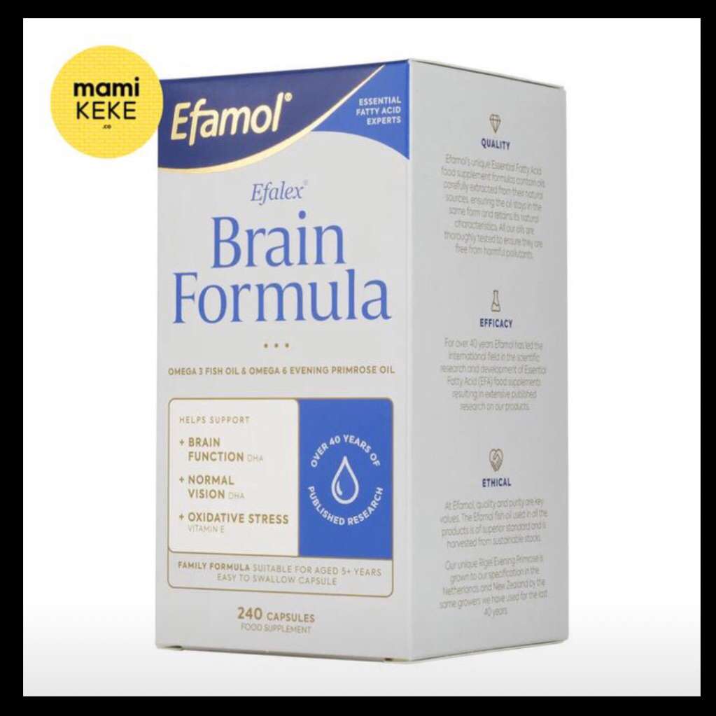 Efamol Efalex Brain Formula Vitamin ADHD Vitamin Autism Efamol Liquid and Capsules