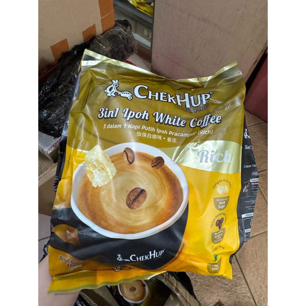 

chekhup 3 in 1 ipoh white coffee rich 12 sachet