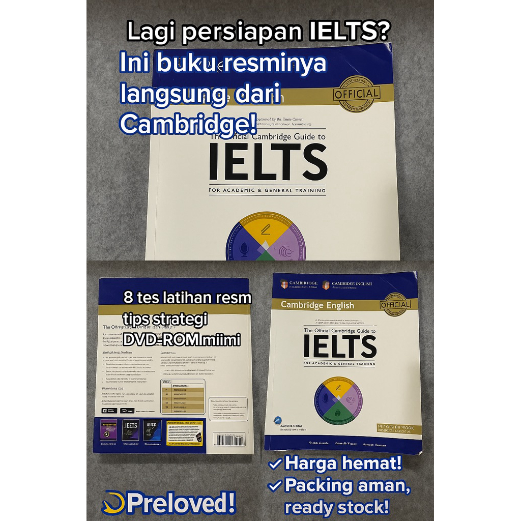 Used The Official Cambridge Guide to IELTS students book answers
