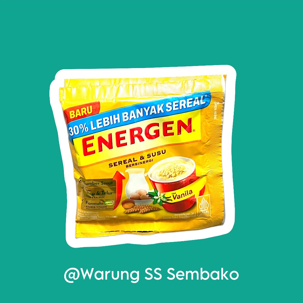 

Energen Sereal Instan Rasa Vanila 1 sachet