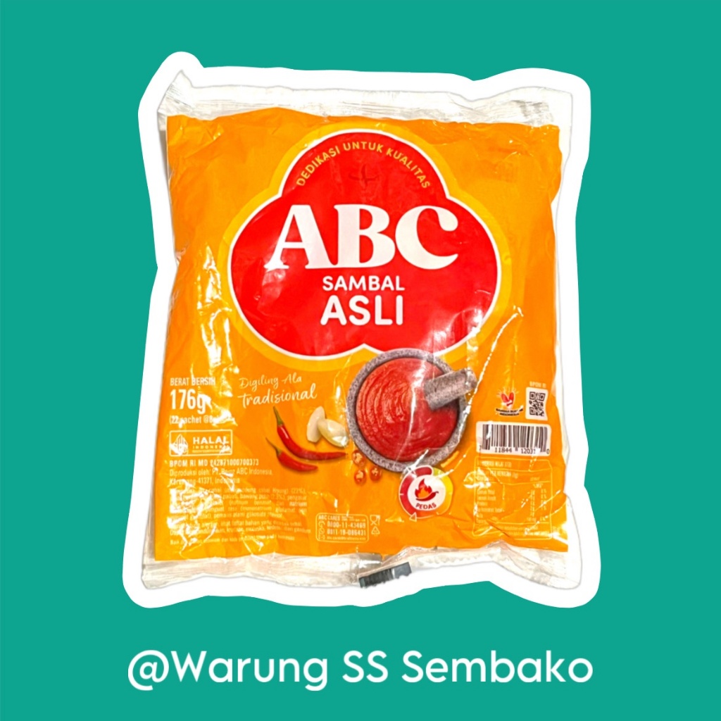 

ABC Saus Sambal stik 1 pack isi 20 sachet