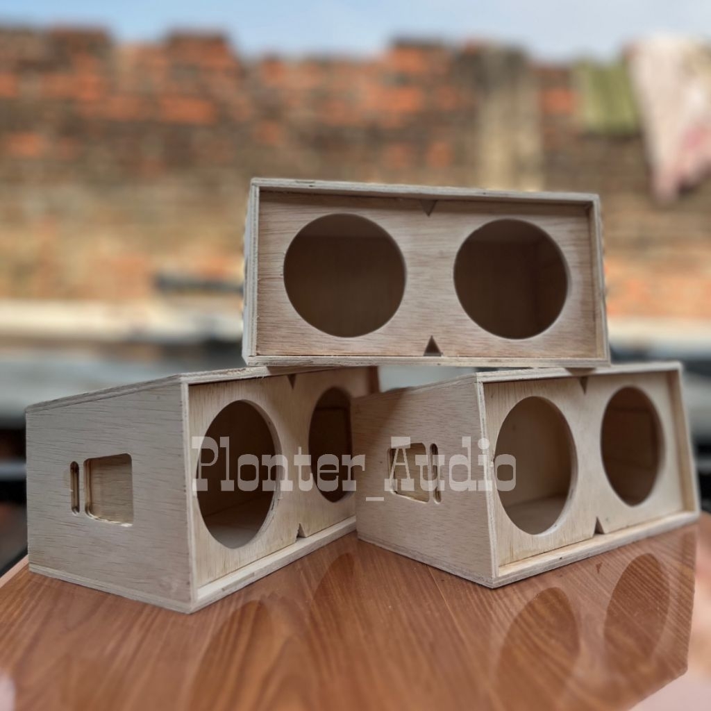 Box Speaker Line Array Double 3 Inch