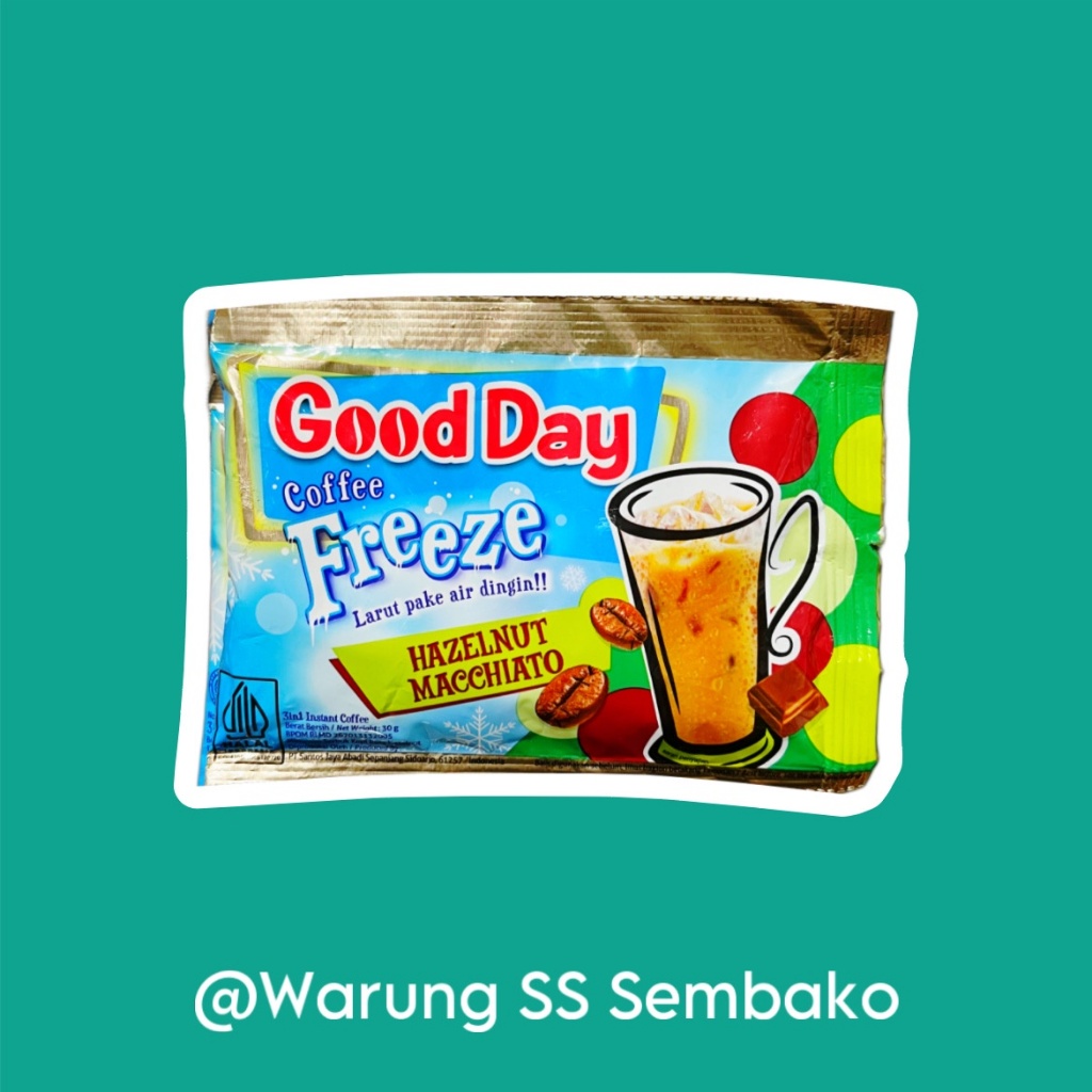 

Good Day Freeze Kopi Bubuk Hazelnut Macchiato 1 sachet