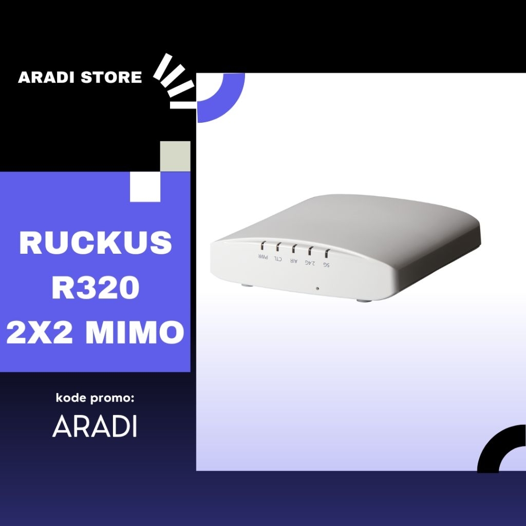 (NEW) Ruckus R320 2x2 MIMO Unleashed