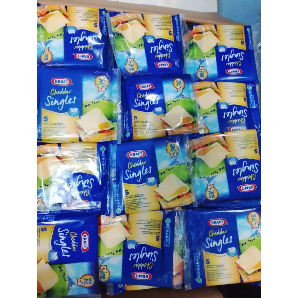 

keju cheddar slice isi 5