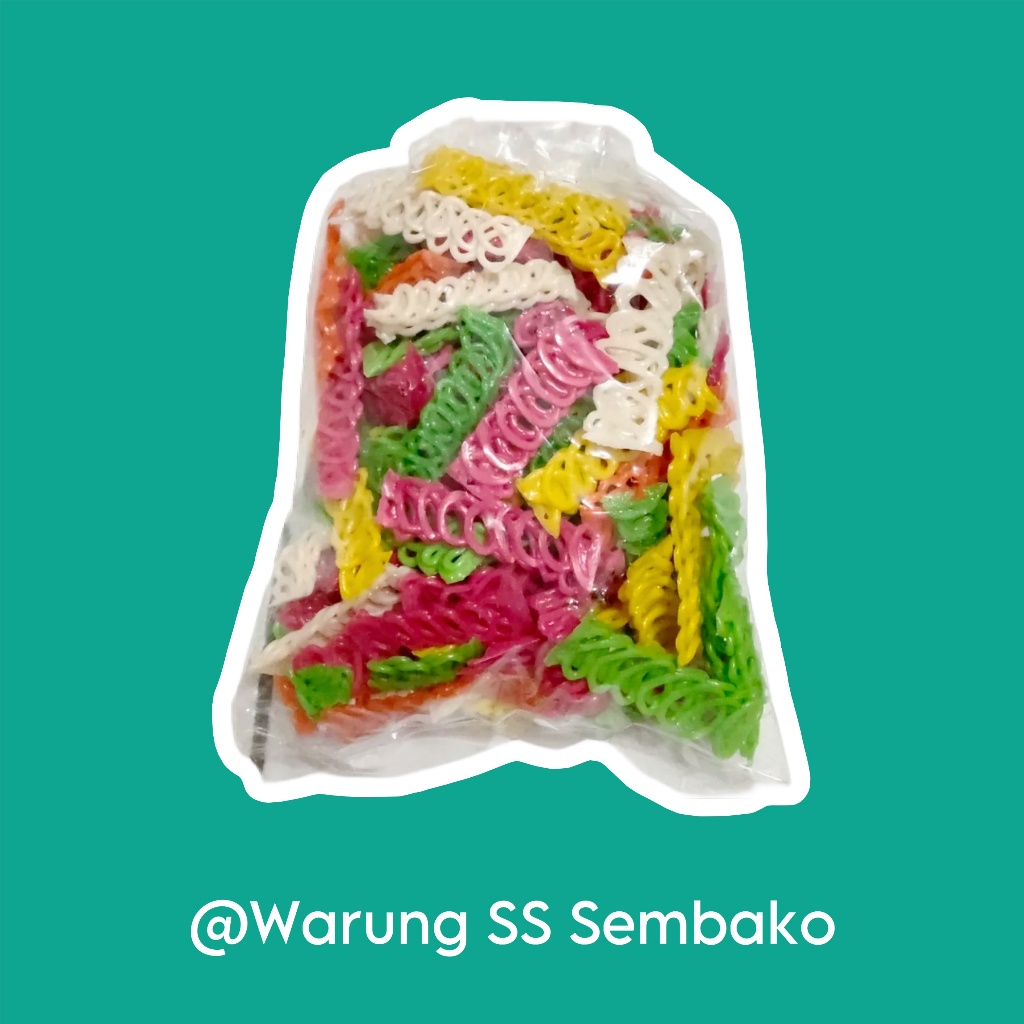 

Kerupuk Panjang Warna-Warni 1 bungkus