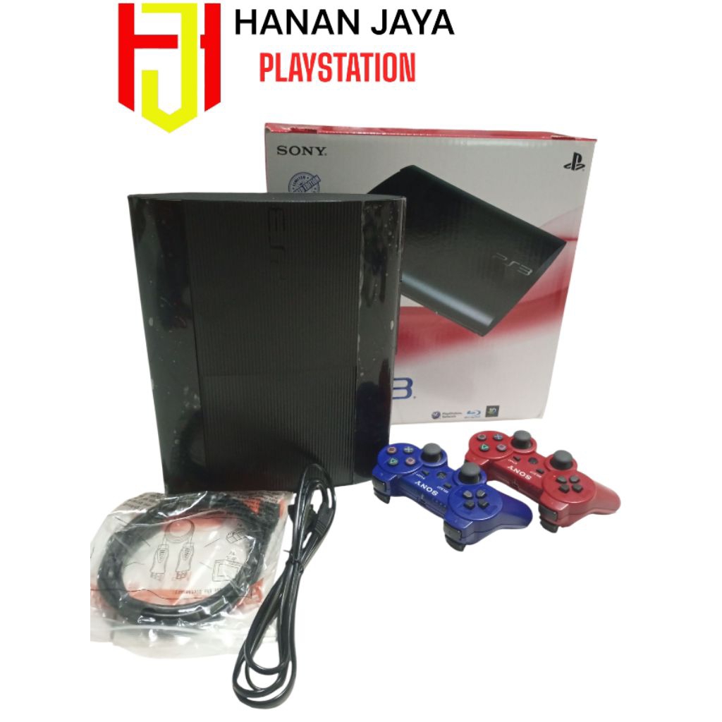 PS 3 Super Slim SERI 40 HDD 500 GB Full Game Bergaransi