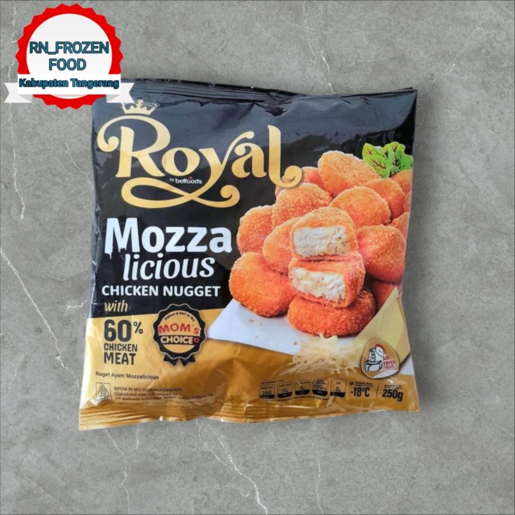 

BELFOODS royal mozzalicious kemasan 250gr