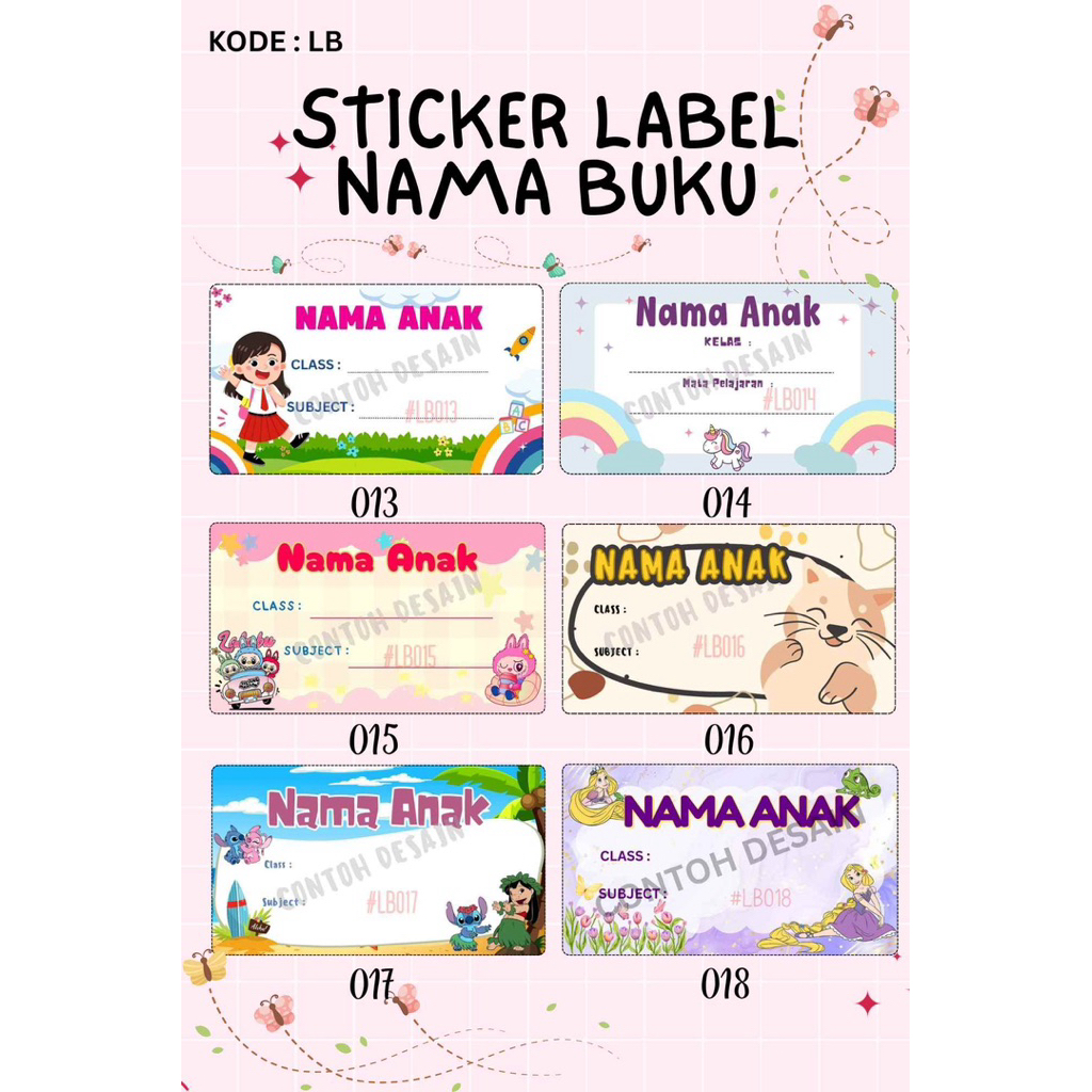 

LABEL NAMA BUKU SEKOLAH #part2