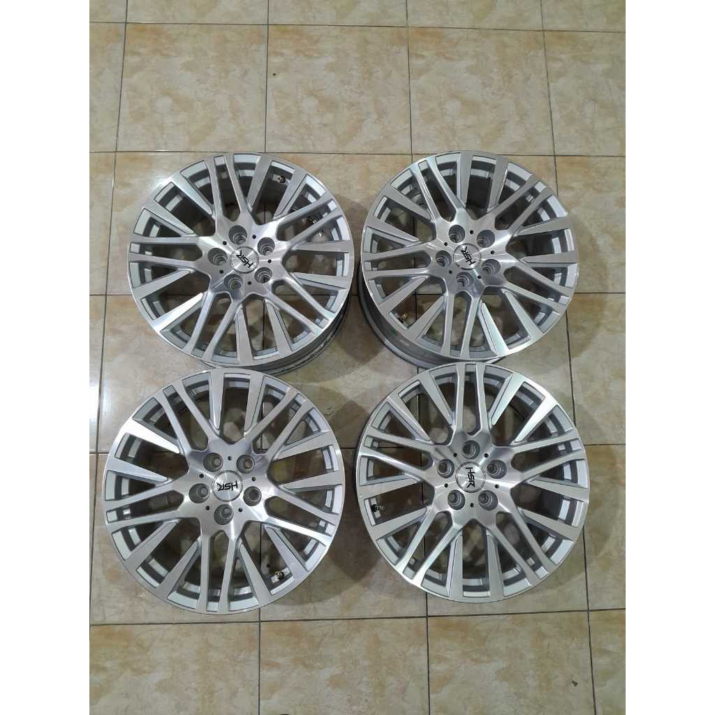 velg mobil bekas hsr AKITA r18x8 pcd 5x114 et45