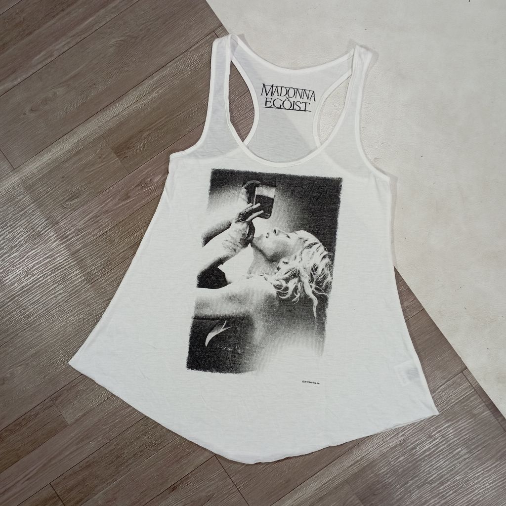 Kaos tanktop sleeveless y2k MADONNA X EGOIST CR 2010 BOY TOY Inc second