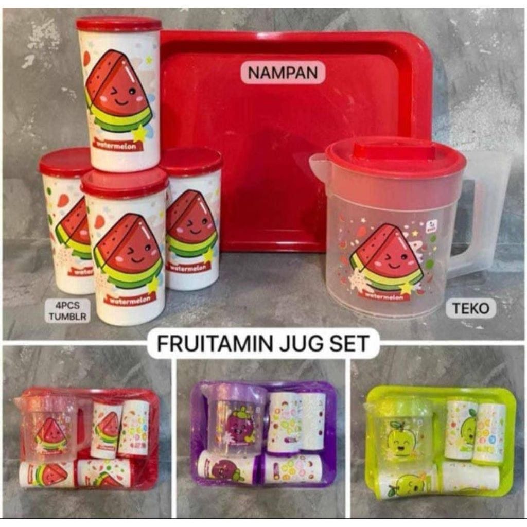 Teko set nampan / jug set