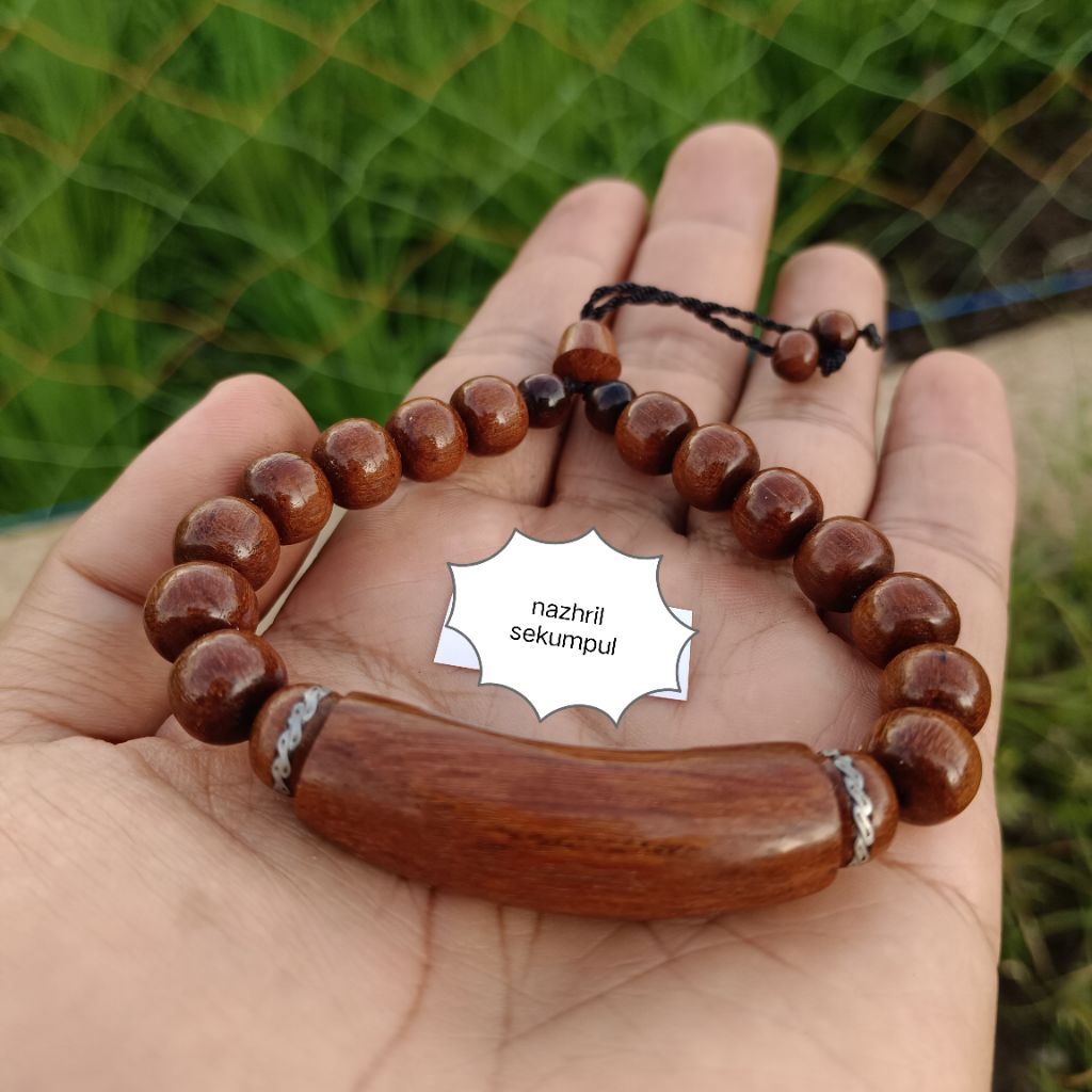 gelang cemeti kayu ulin manang