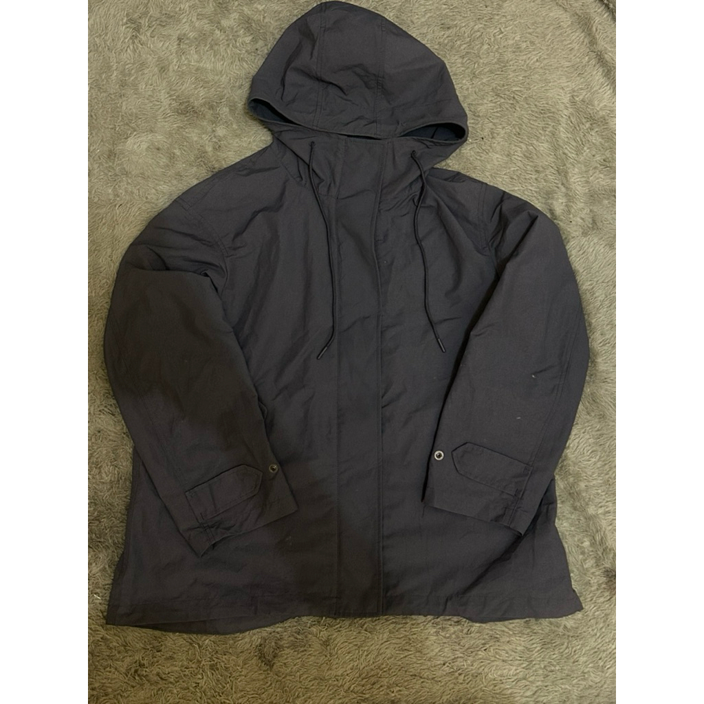 Uniqlo Women Cotton Blend Hooded Coat / Utility Parka