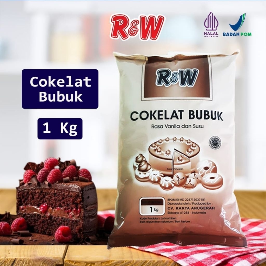 

Coklat Cokelat Bubuk Kue Kiloan Rajawali R&W 1 kg