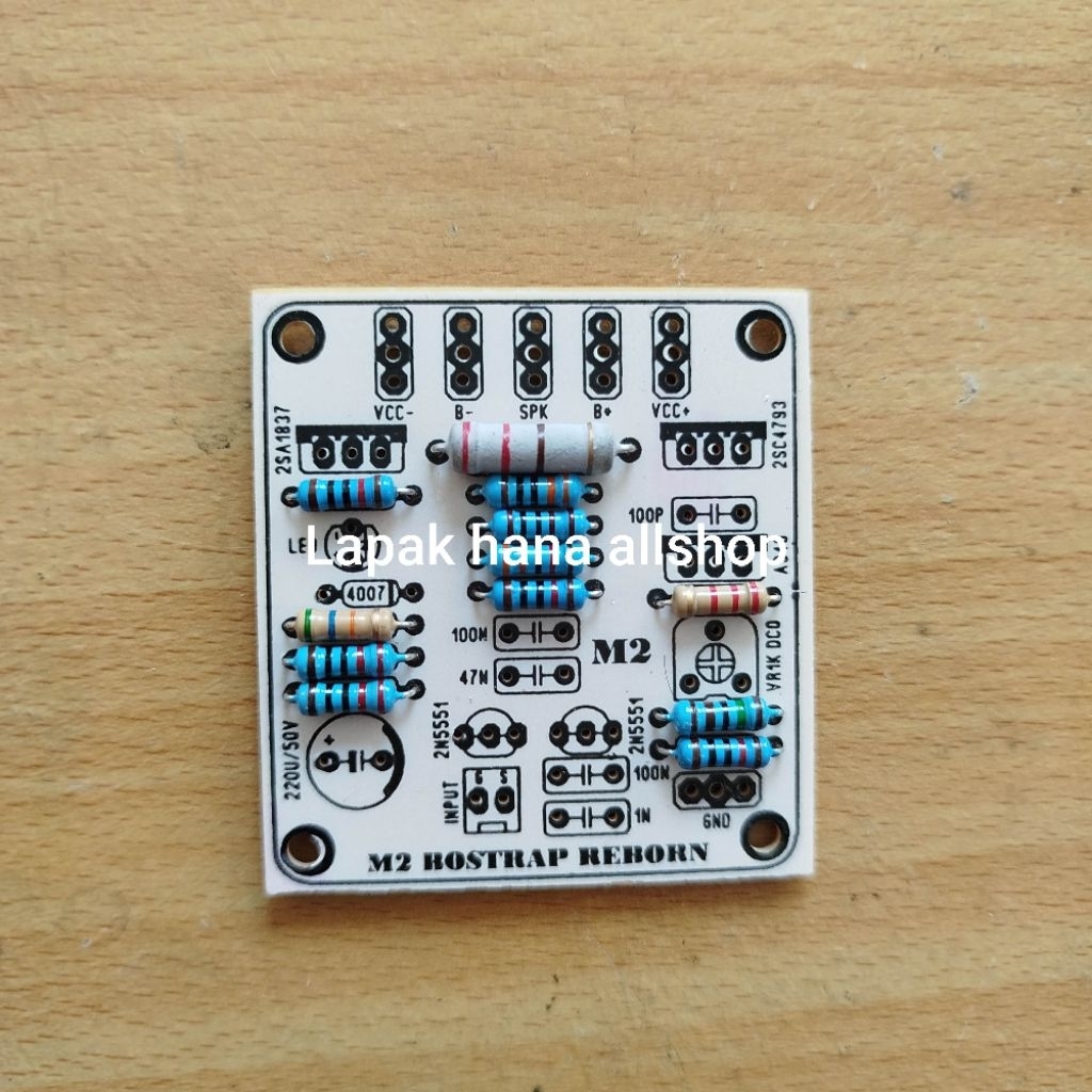 Pcb bostrap m2 reborn plus resistor taiwan kaki tembaga pcb driver amplifier m2 bostrap reborn