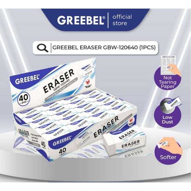 

Penghapus Pensil Greebel GBB-141240/GBW-120640