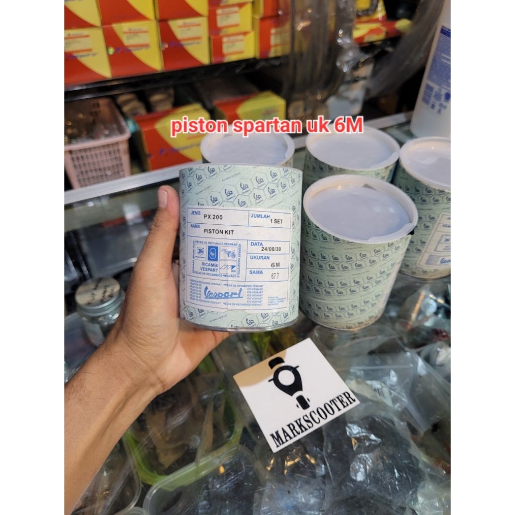piston seher vespa spartan 200cc vesma 6m